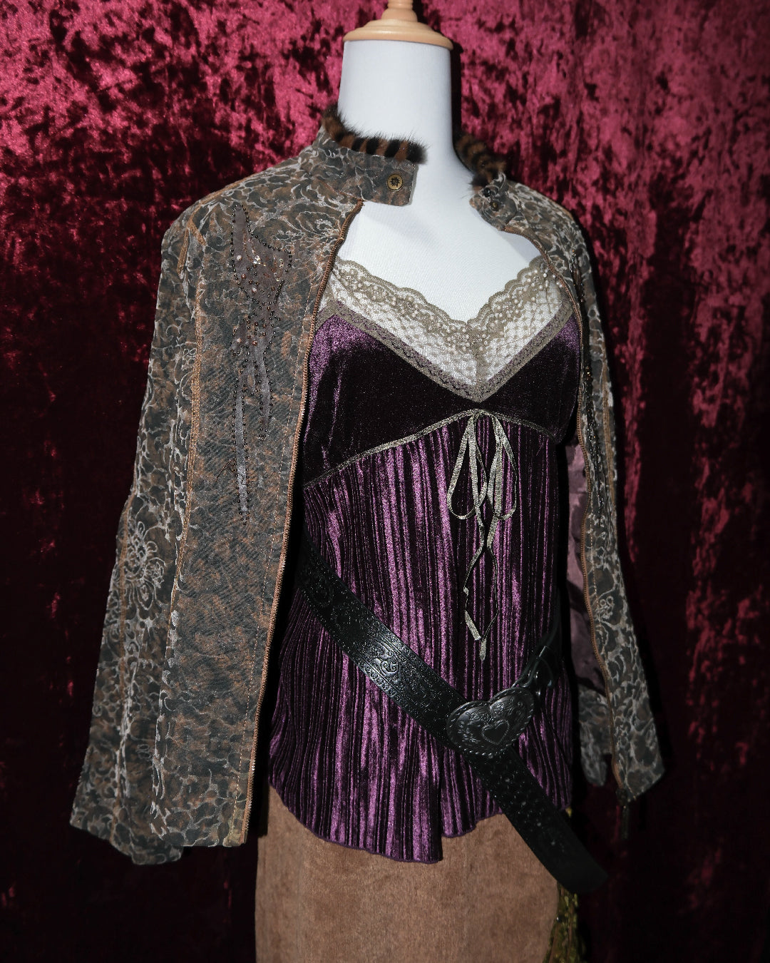 Ocelot Alchemist’s Velvet Zip Jacket