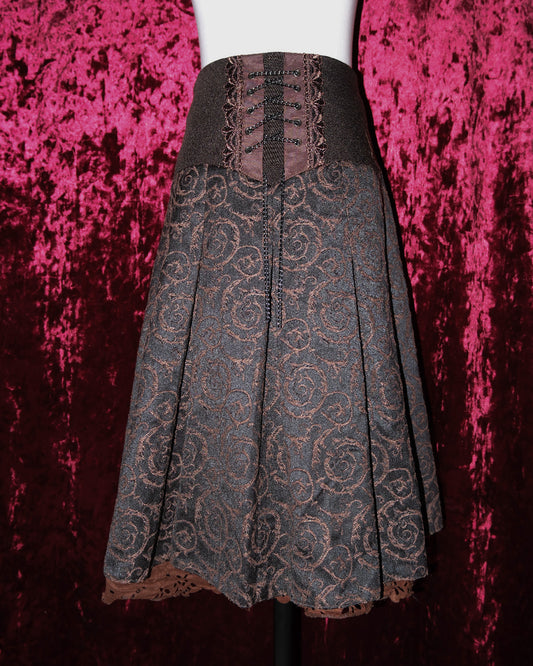 Cocoa Spellweaver Pleated Skirt