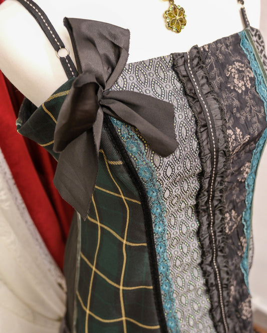 [Paris] Des filles à la vanille Patchwork Ribbon Dress