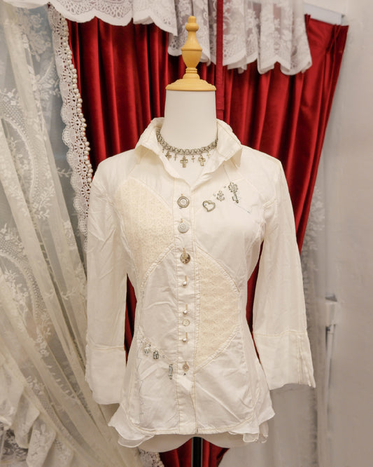 [Italy] Elisa Cavaletti Club Vintage Key Shirt