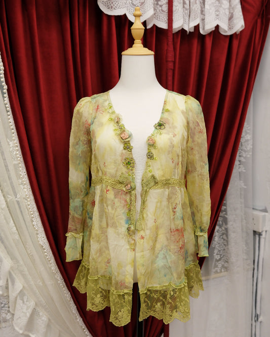 Moss Garden Fairycore Mesh Outer