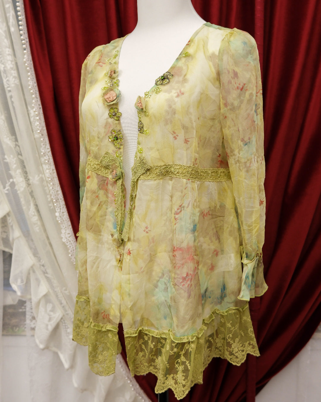 Moss Garden Fairycore Mesh Outer