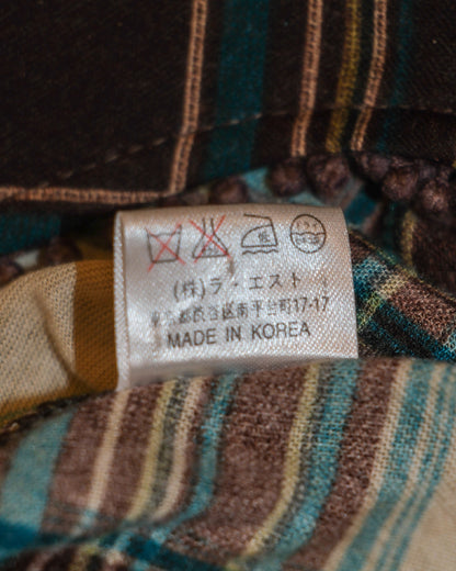 [Korea] Brownie Bee Plaid Top