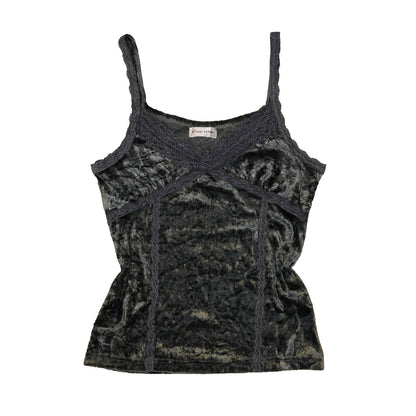 Ash Grey Velvet Cami