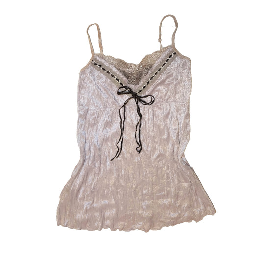 Lotus Pearl Velvet Cami