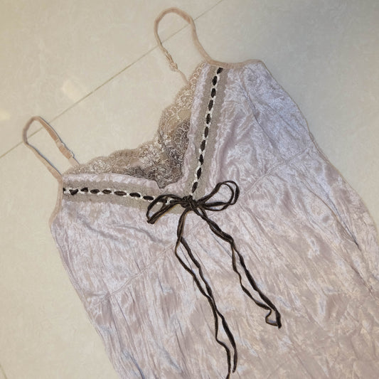 Lotus Pearl Velvet Cami