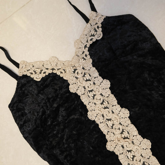 Gothic Lacey Velvet Cami