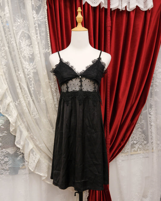 Dark Night Satin Dress