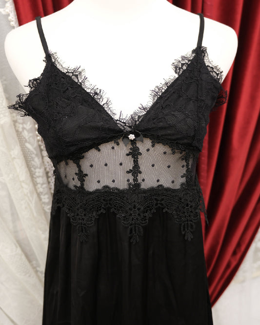 Dark Night Satin Dress