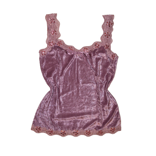 Plum Velvet Cami