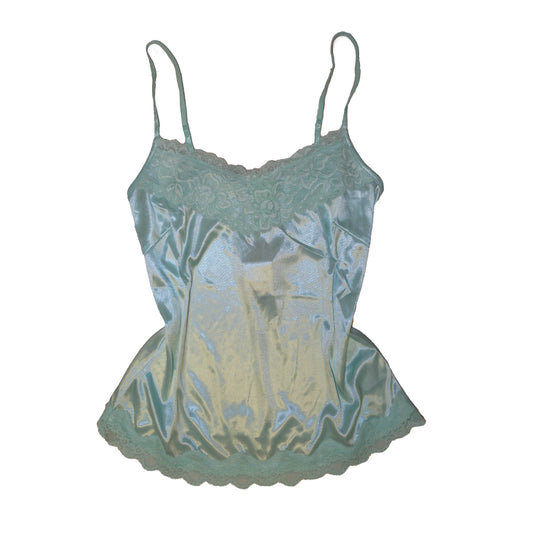 Tiffany Blue Silk Cami