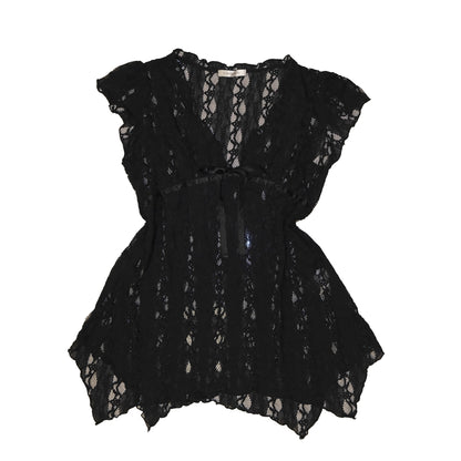 Onyx Lace Top