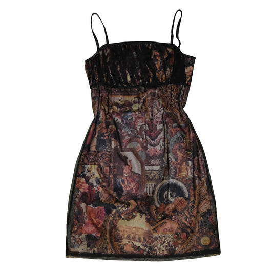 Victoria Art Sheer Cami Dress