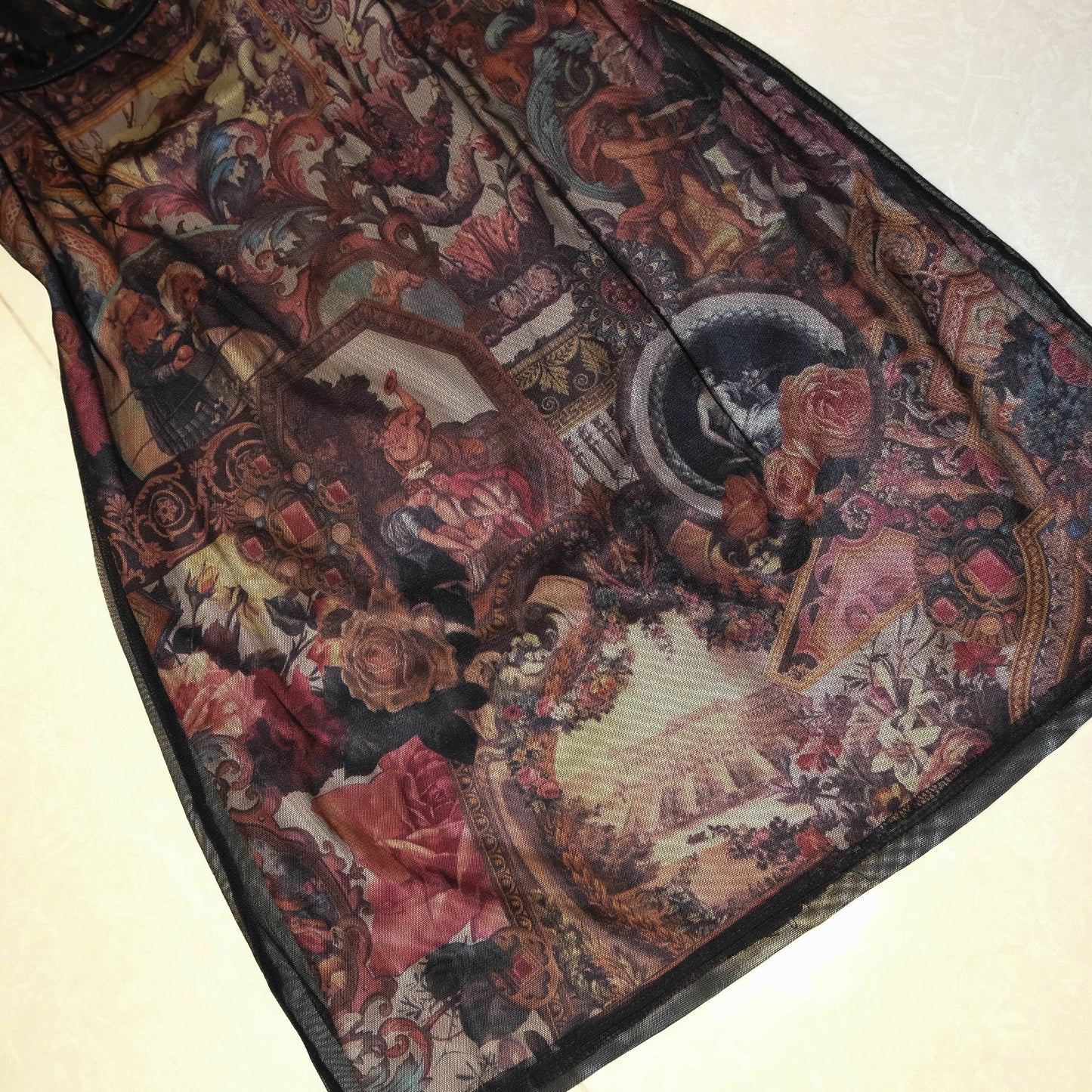 Victoria Art Sheer Cami Dress