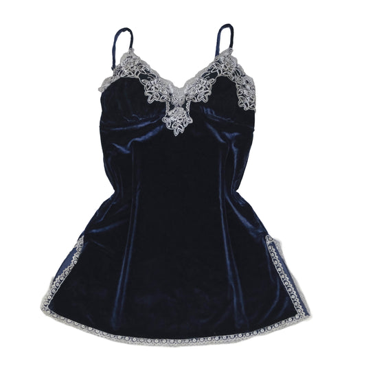 Sapphire Velvet Cami Dress