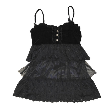 Night Layers Velvet Cami Dress