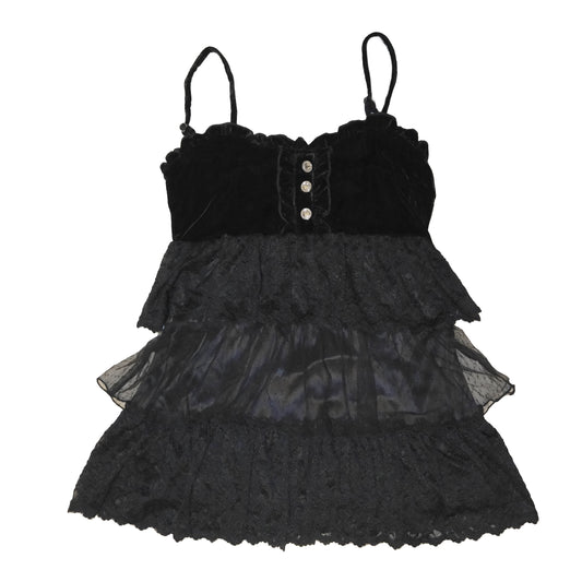 Night Layers Velvet Cami Dress