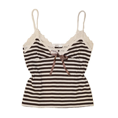Hazel Stripe Ribbon Cami
