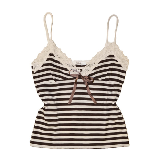 Hazel Stripe Ribbon Cami