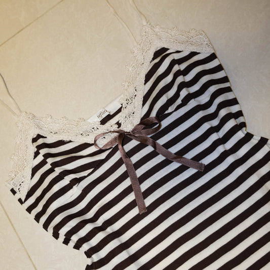Hazel Stripe Ribbon Cami