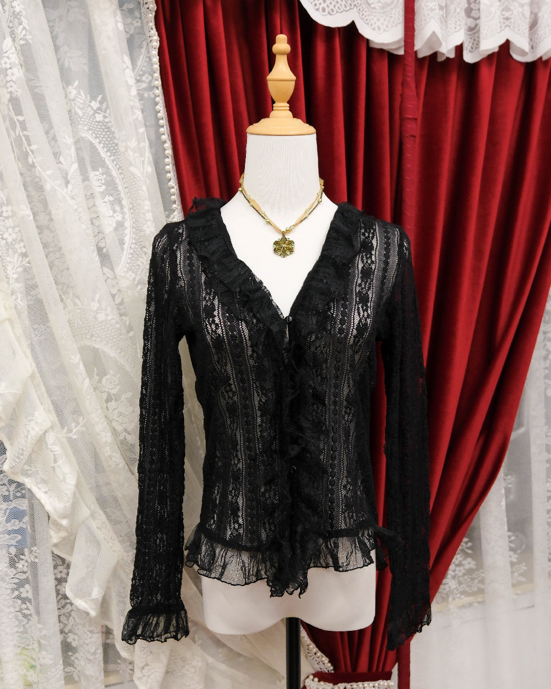 Midnight Lace Cardigan