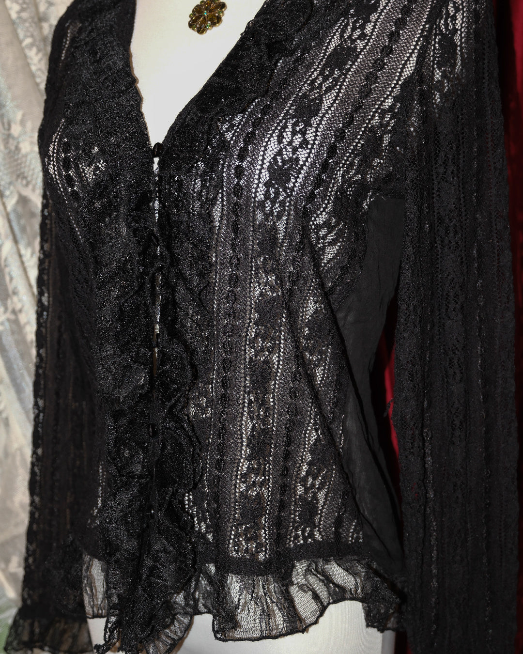 Midnight Lace Cardigan