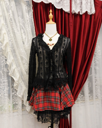 Shugo Chara Red Checked Skirt