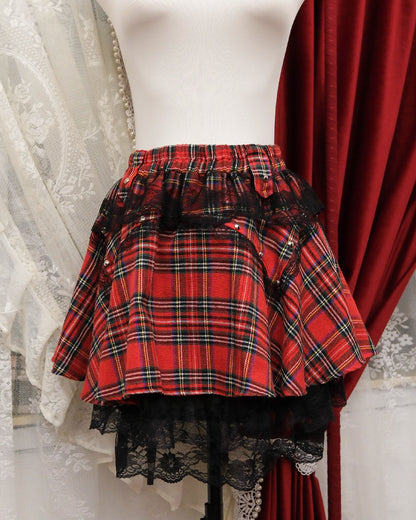 Shugo Chara Red Checked Skirt