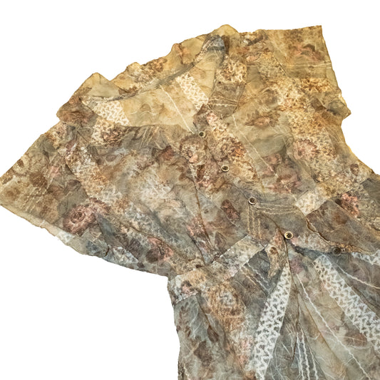Fairycore Ruffle Mesh Top