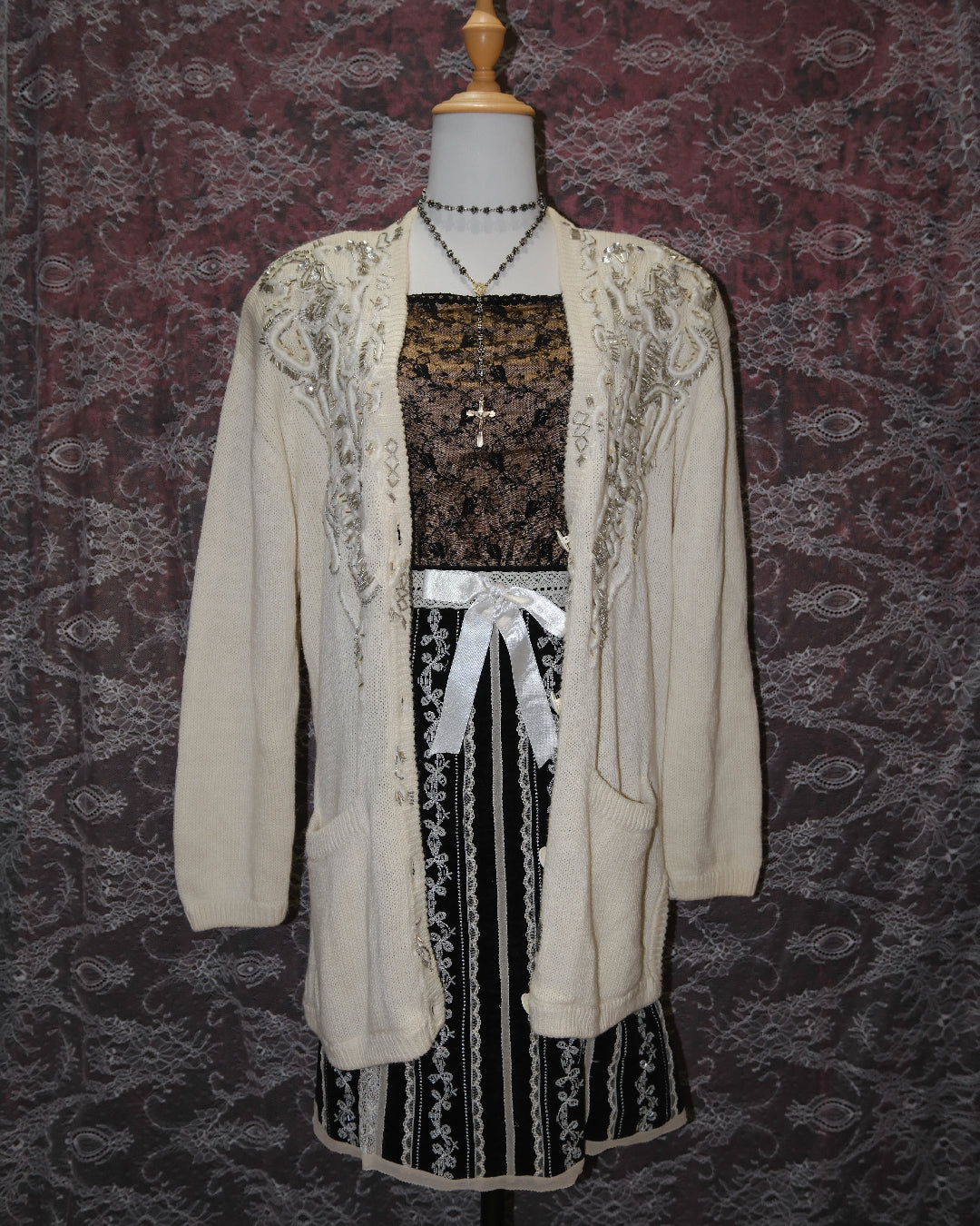 [Hong Kong] Bonnie Boerer Snow Beige Cardigan