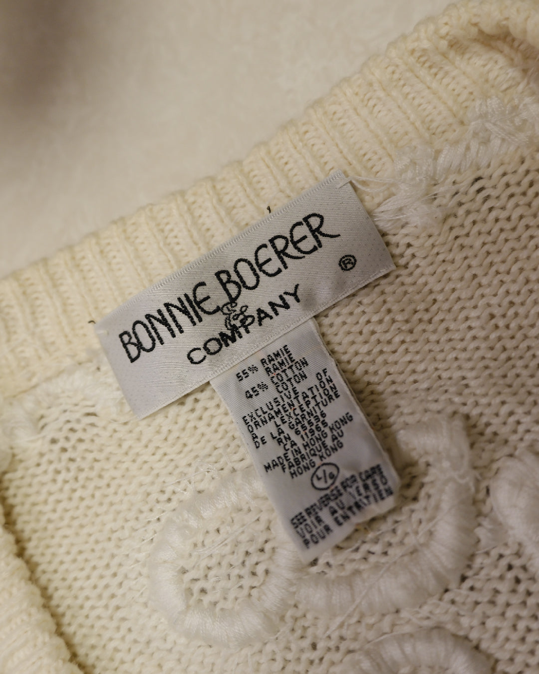 [Hong Kong] Bonnie Boerer Snow Beige Cardigan