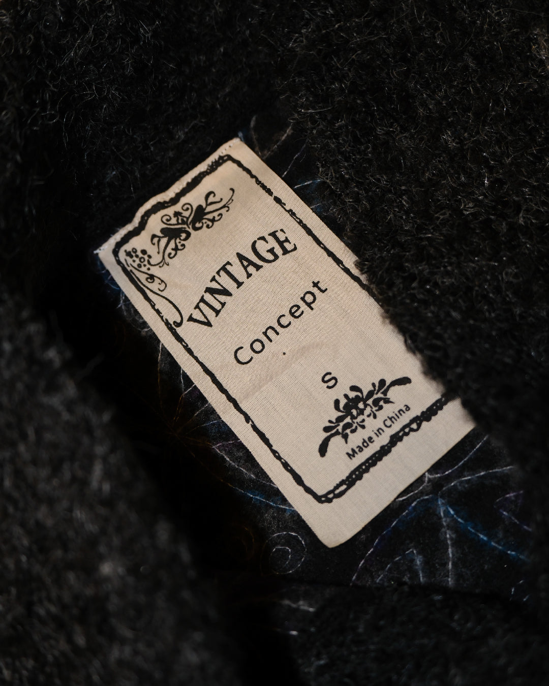 Mohair Wool Artsy Embroidered Cardigan