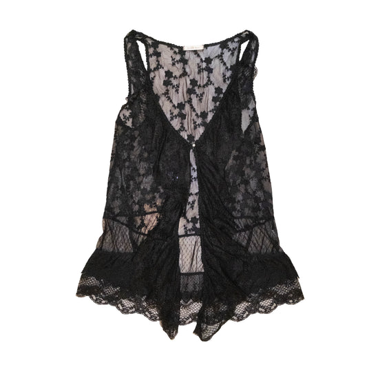 [axes femme] Dystopian Lace Vest Outer