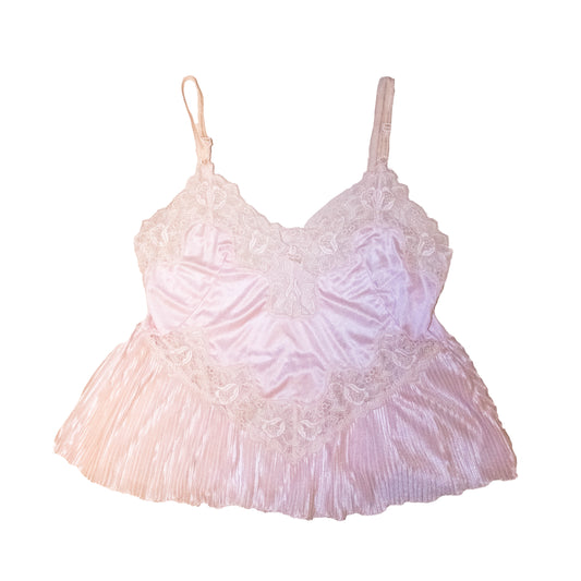 Powder Pink Silk Cami