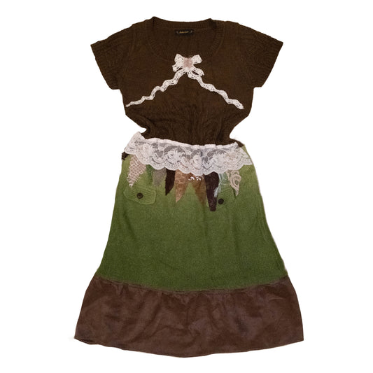 Remake Knit Patchwork Dress