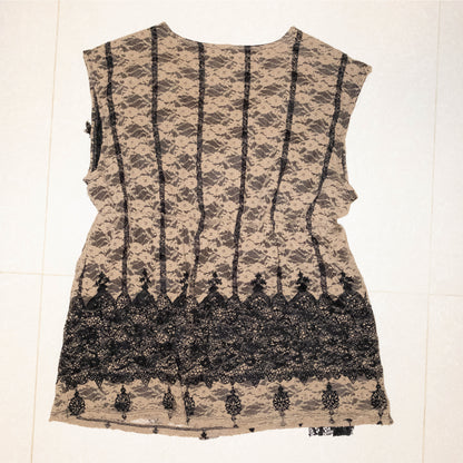 Remake Vampire Patchwork Vest